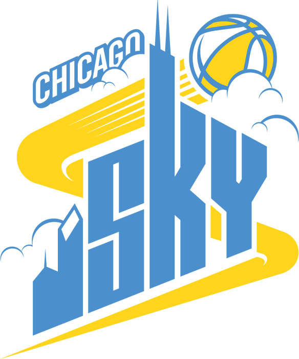 Chicago Sky 2006-Pres Primary Logo iron on heat transfer
